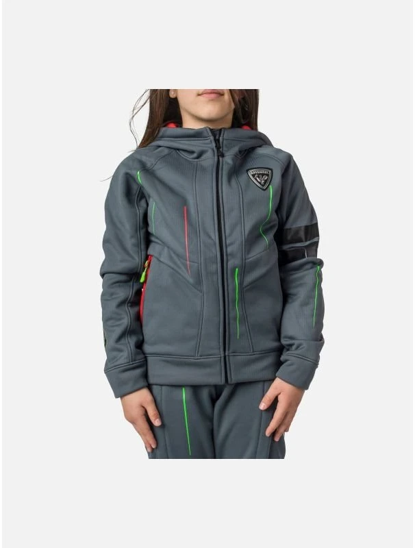 Vaikiška softshell striukė Rossignol Racing, juoda