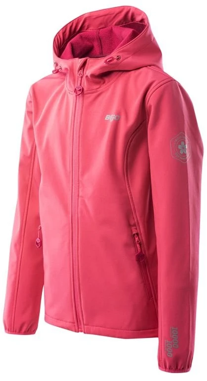 Vaikiška softshell striukė su reguliuojamu gobtuvu Bejo