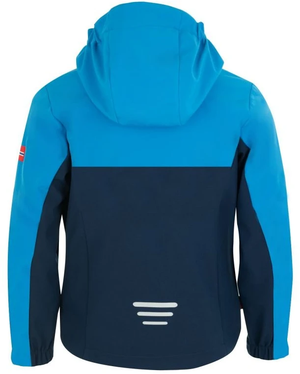 Vaikiška softshell striukė Trollkids Kristiansand, mėlyna ir tamsiai mėlyna