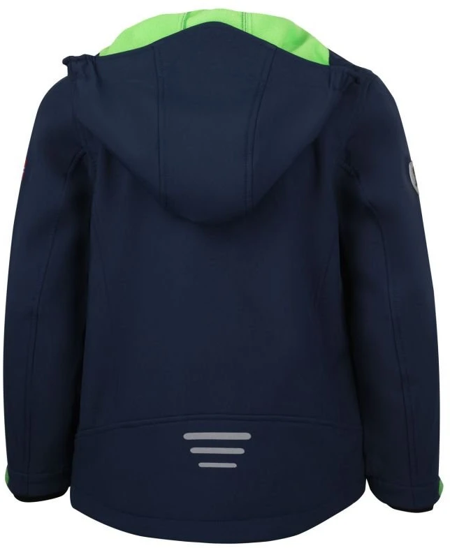Vaikiška softshell striukė TrollKids, tamsiai mėlyna / šviesiai žalia