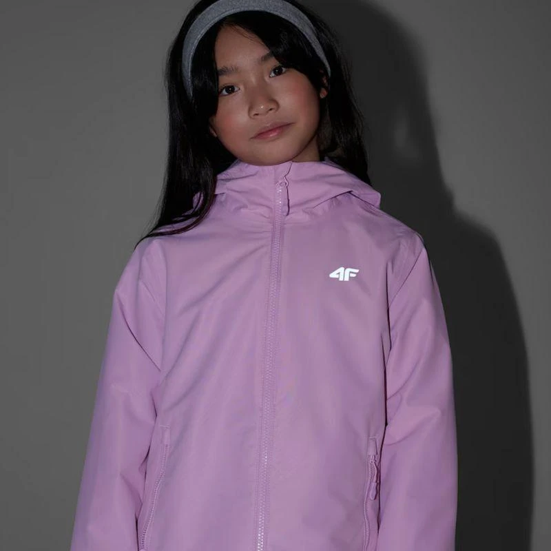 Vaikiška striukė 4F U0959 šviesiai violetinė 4FJWSS26TTJAU0959 52S