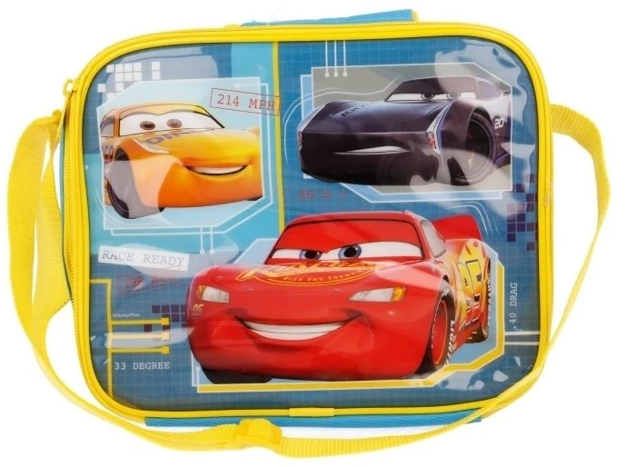 Cars Automobiliai - Termo krepšys su diržu (geltonas)
