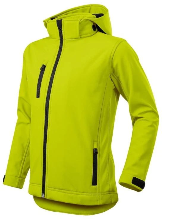 Vaikiška turistinė striukė Malfini Softshell Performance, salotinė