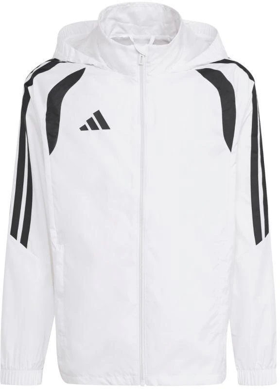 Vaikiška vėjo nepraleidžianti striukė adidas Tiro 26 League, balta, JY9722