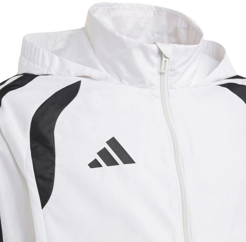 Vaikiška vėjo nepraleidžianti striukė adidas Tiro 26 League, balta, JY9722