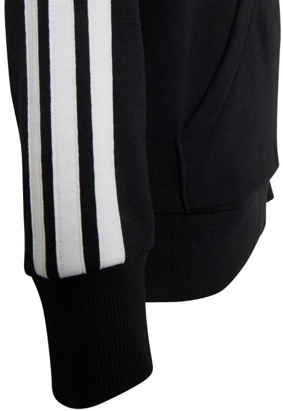 Vaikiškas „adidas“ „Juventus“ futbolo klubo džemperis su gobtuvu, juodas, KF9867