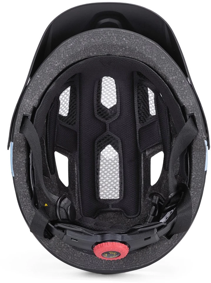 Sauso tipo MTB šalmas Wozinsky su reguliuojamais dirželiais 48–52 cm – pėda