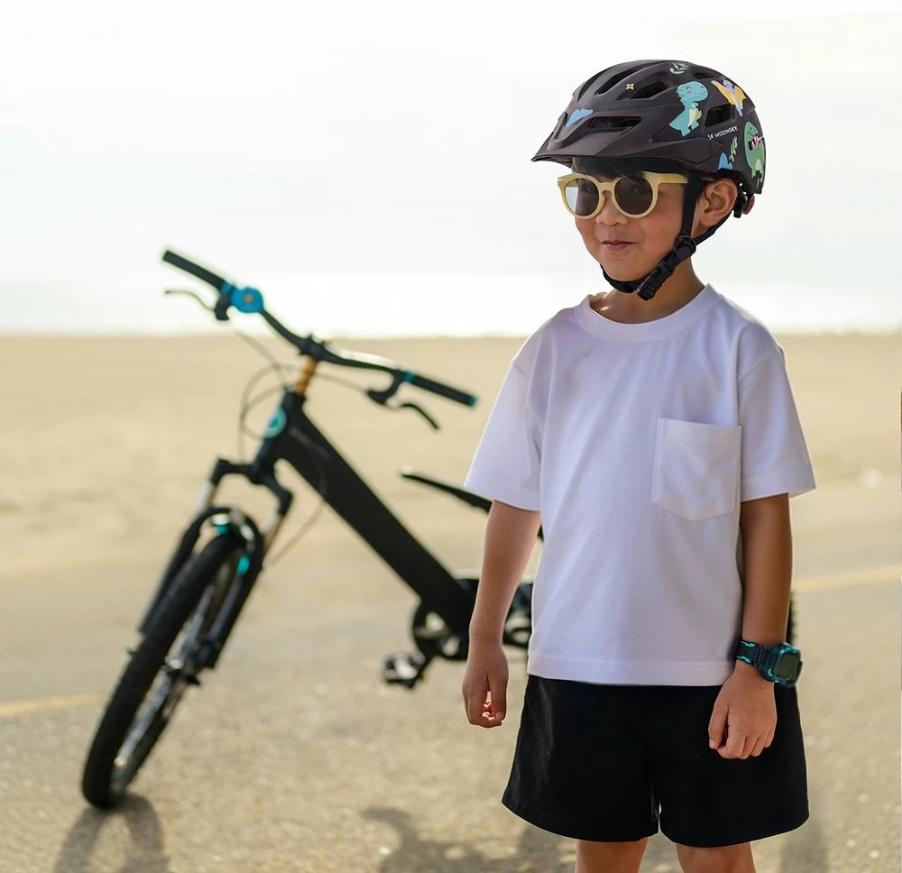 Sauso tipo MTB šalmas Wozinsky su reguliuojamais dirželiais 48–52 cm – pėda