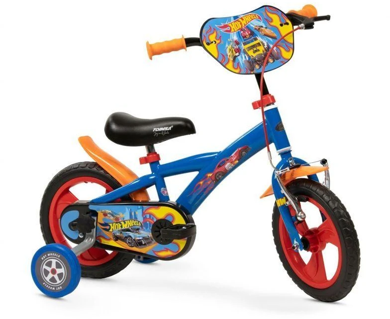 Toimsa Vaikiškas Dviratis - Hot Wheels 1168 12" Mėlynas