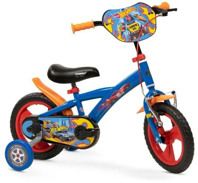 Toimsa Vaikiškas Dviratis - Hot Wheels 1168 12" Mėlynas