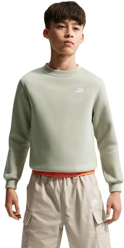 Vaikiškas džemperis Nike Sportswear Club Fleece, šviesiai žalias, FD3006 304