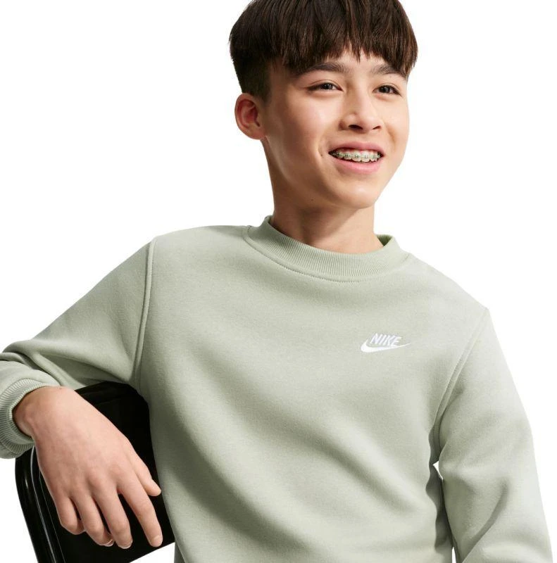 Vaikiškas džemperis Nike Sportswear Club Fleece, šviesiai žalias, FD3006 304