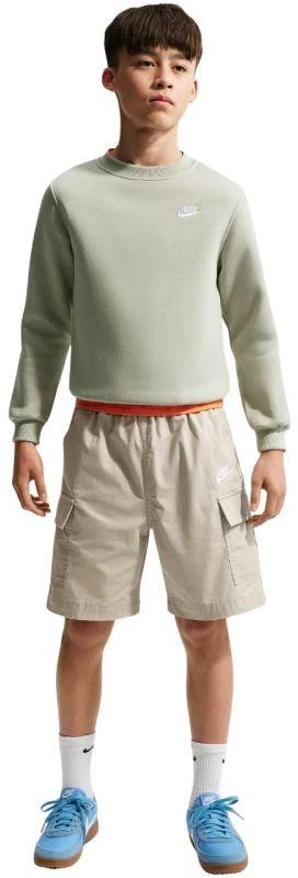 Vaikiškas džemperis Nike Sportswear Club Fleece, šviesiai žalias, FD3006 304