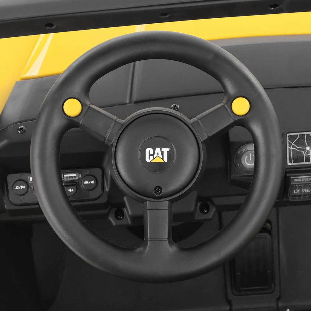 Vaikiškas elektrinis visureigis CAT UTV, dvivietis