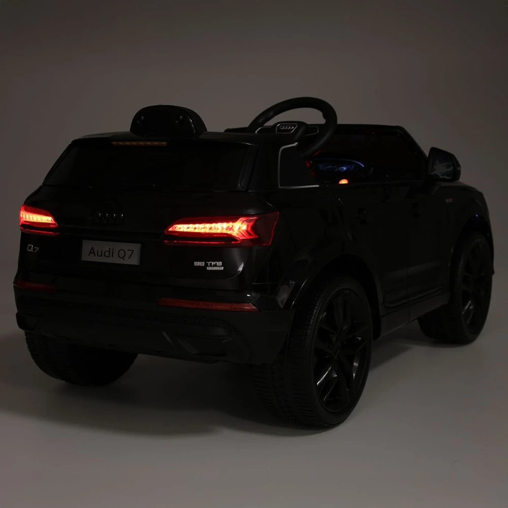 Vaikiškas elektromobilis Audi Q7, juodas