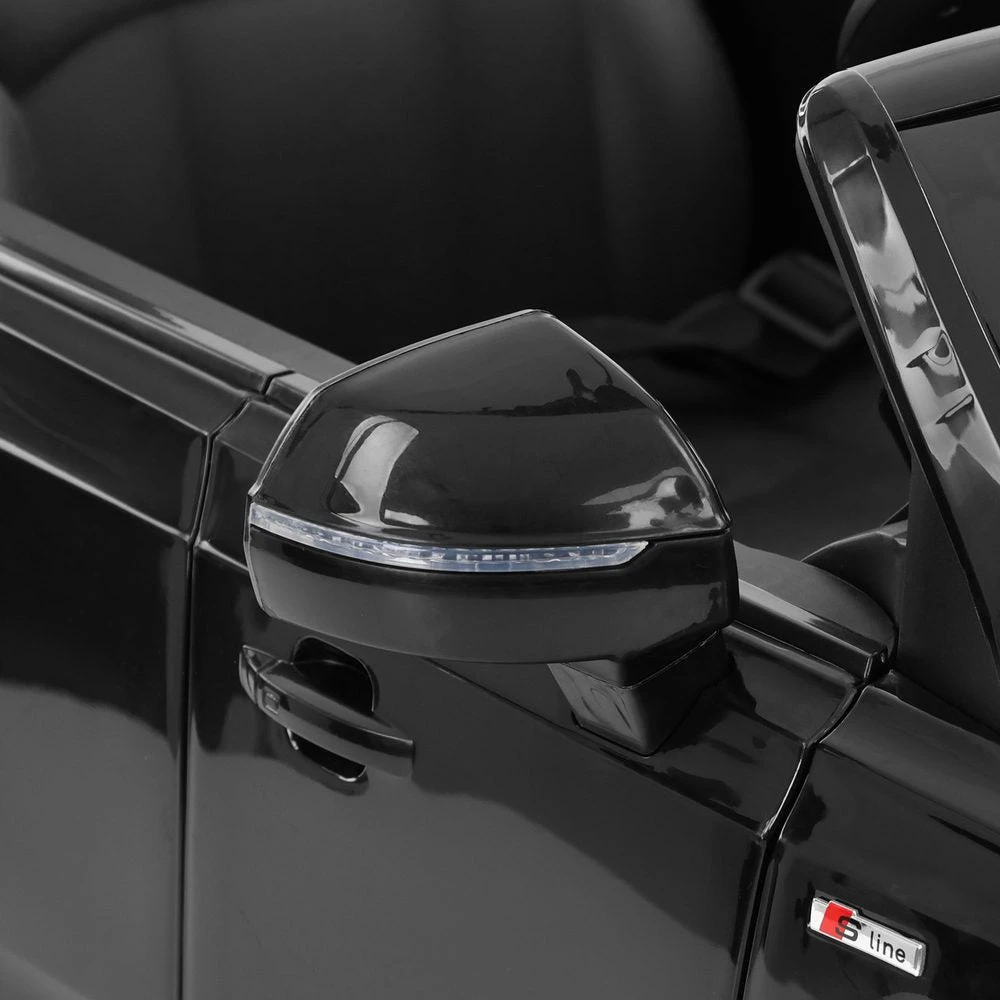 Vaikiškas elektromobilis Audi Q7, juodas