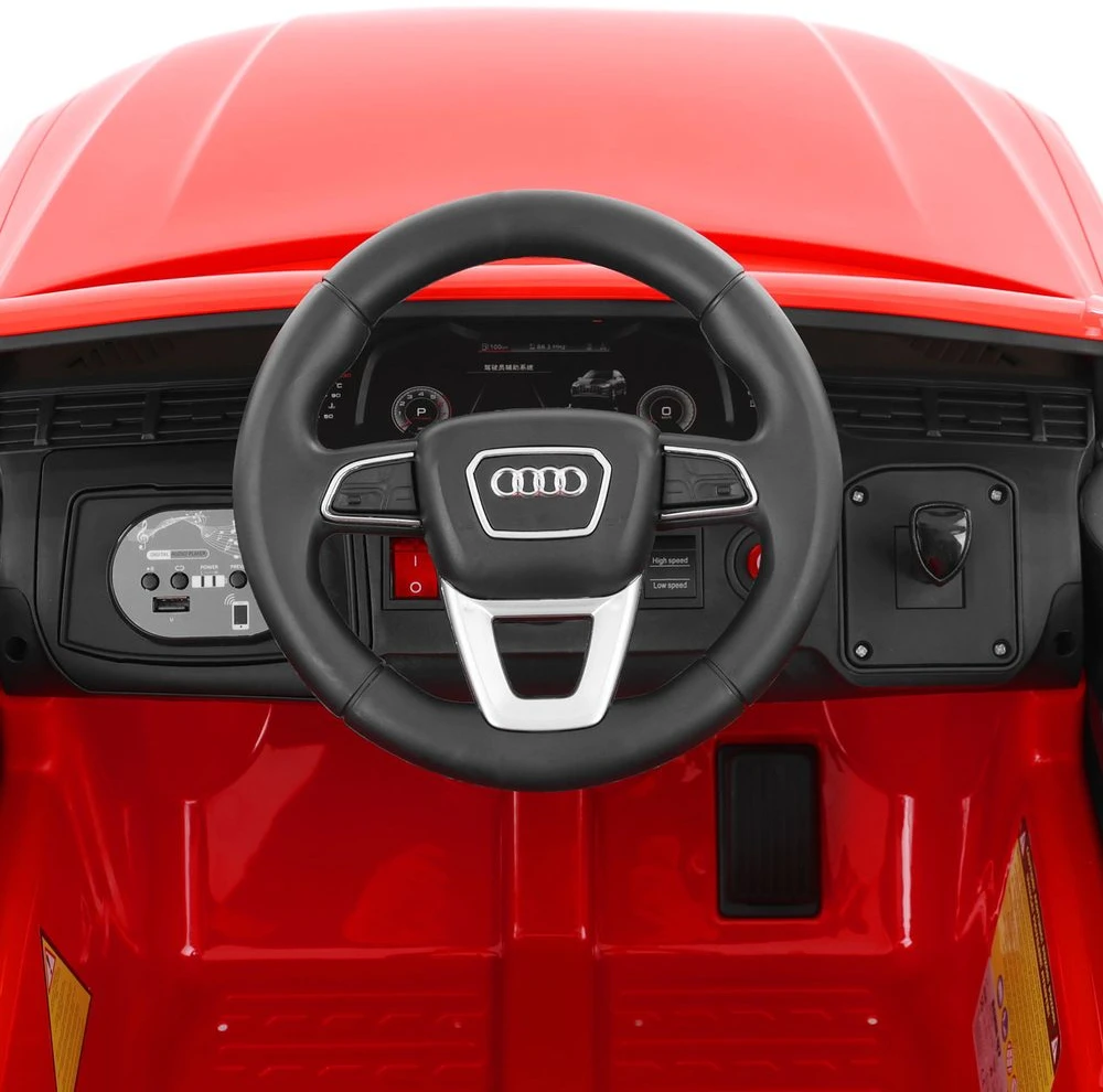 Vaikiškas elektromobilis Audi Q7, Raudonas