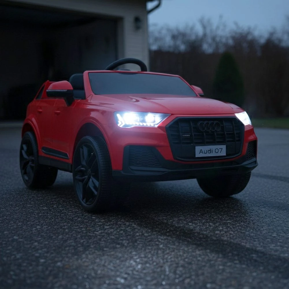 Vaikiškas elektromobilis Audi Q7, Raudonas