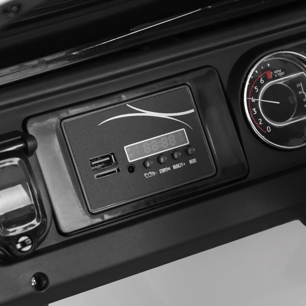 Vaikiškas elektromobilis Jeep Wrangler Rubicon, Baltas