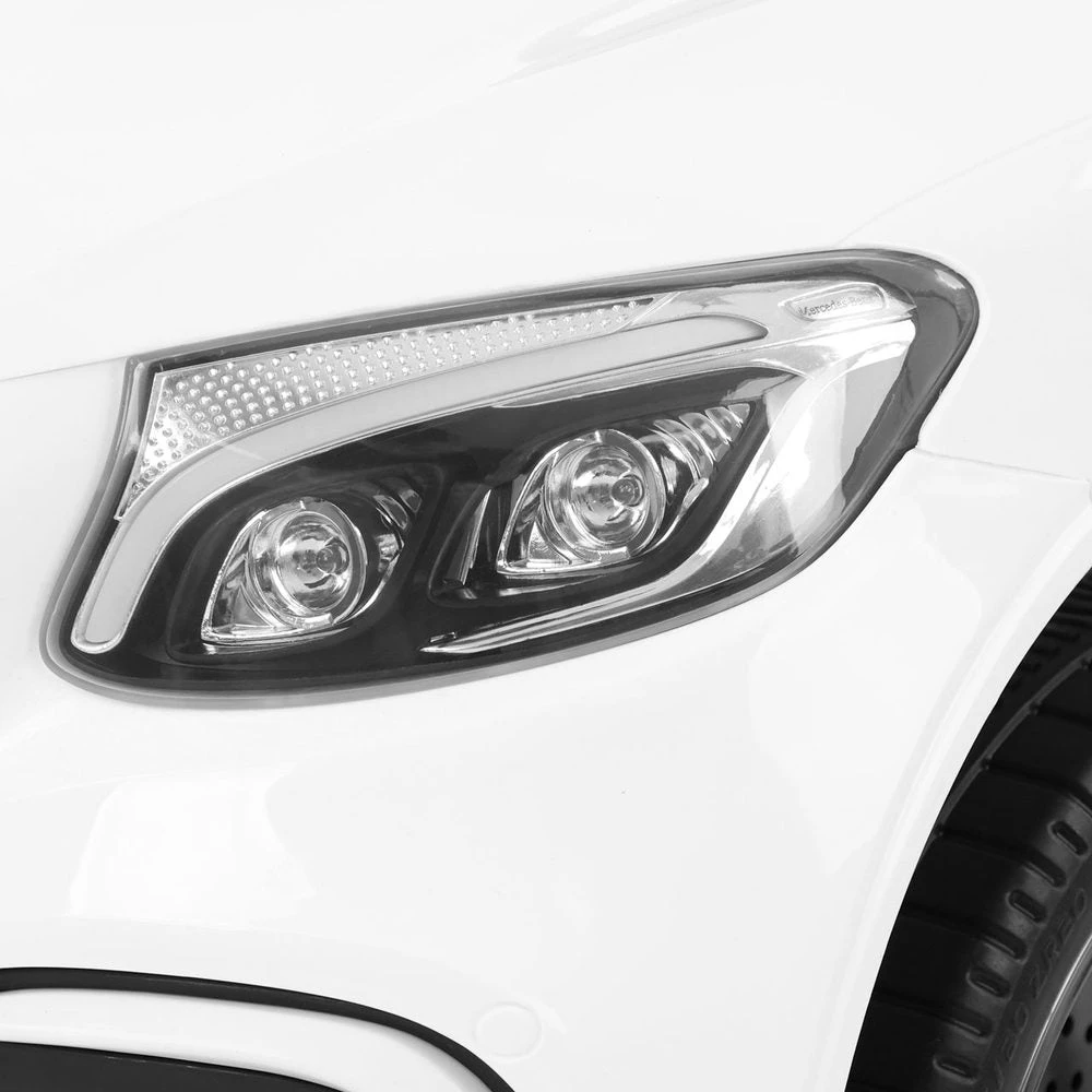 Vaikiškas elektromobilis Mercedes-Benz GLC 63 S, Baltas