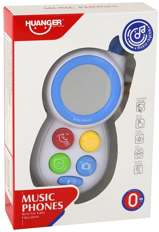 Niebieski Interaktyvus žaislinis telefonas Mėlyna Children's