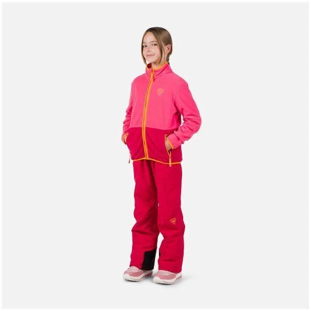 Vaikiškas/Jaunimo Džemperis su Užtrauktuku Rossignol Strawpile Fleece Fz Rožinė