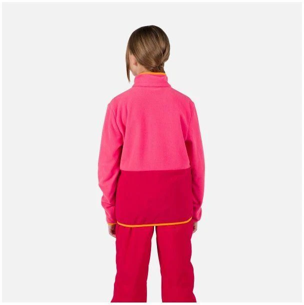 Vaikiškas/Jaunimo Džemperis su Užtrauktuku Rossignol Strawpile Fleece Fz Rožinė