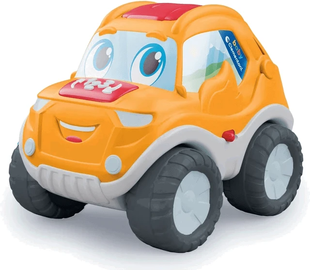 Clementoni Kalbantis nuotoliniu būdu valdomas edukacinis vikrusis automobilis su salto funkcija, vaikams nuo 2 iki 4 metų, mokomasis, lenkių kalba