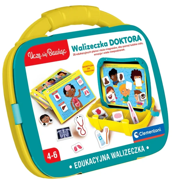 Vaikiškas magnetinis gydytojo rinkinys 4–6 metų Clementoni