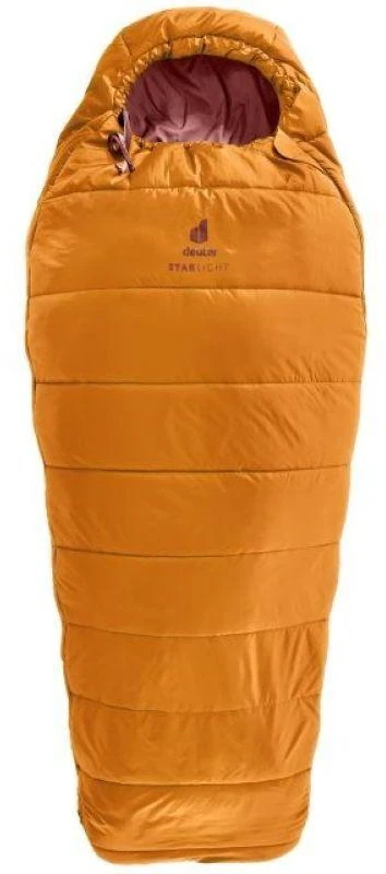 Deuter children's sleeping bag Starlight (130-170 cm) - maple-redwood