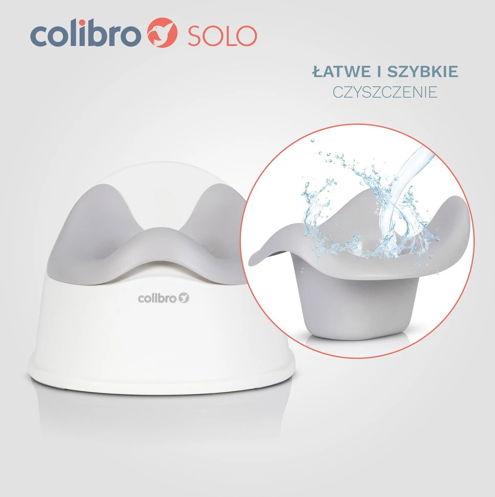 Vaikiškas naktipuodis Colibro Solo, 6–36 mėn., pilkas