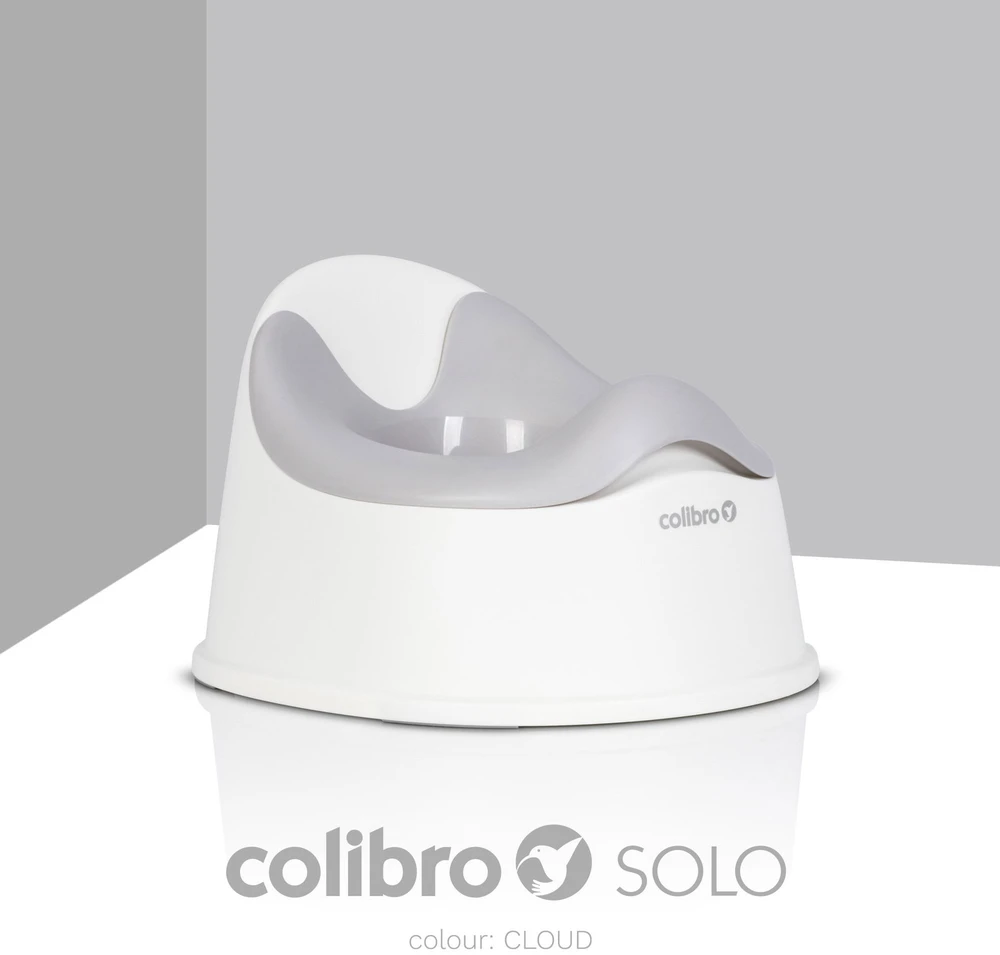 Vaikiškas naktipuodis Colibro Solo, 6–36 mėn., pilkas