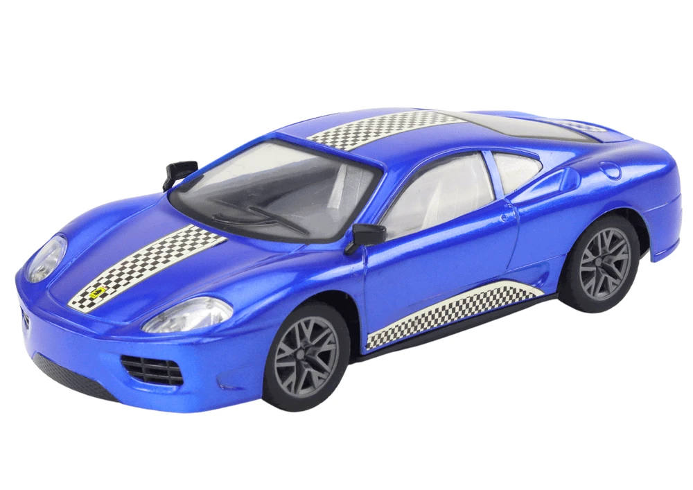 Lean Toys Mėlynas nuotolinio valdymo automobilis 1:16 su šviesomis