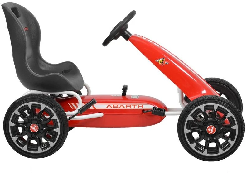 Vaikiškas pedalinis kartingas Abarth, Raudonas