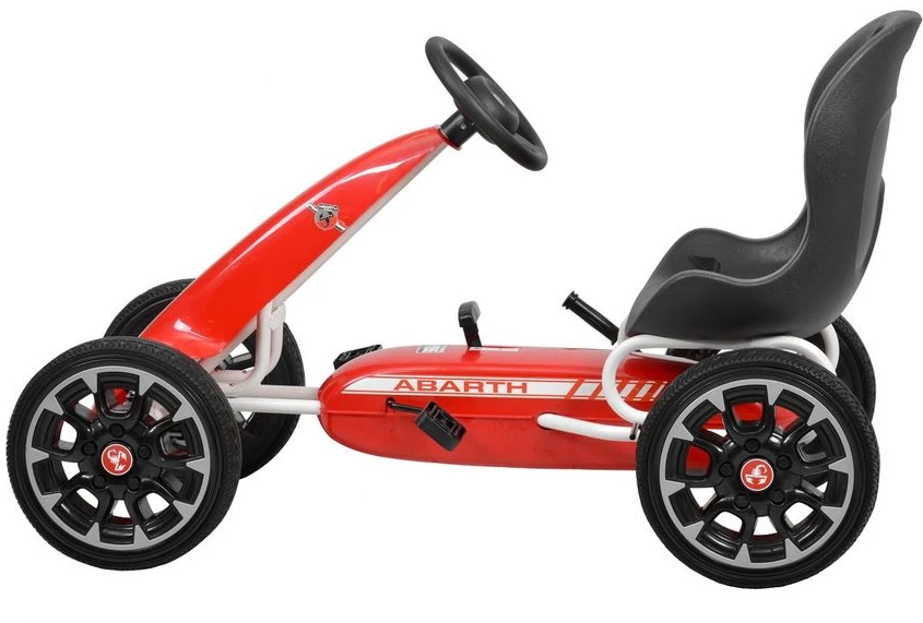 Vaikiškas pedalinis kartingas Abarth, Raudonas