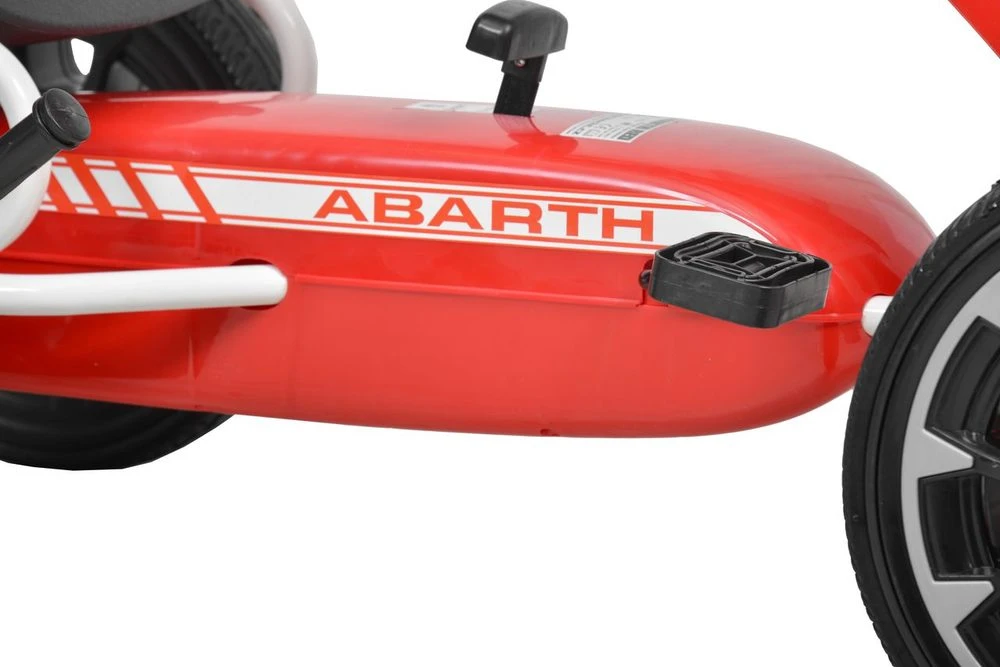 Vaikiškas pedalinis kartingas Abarth, Raudonas