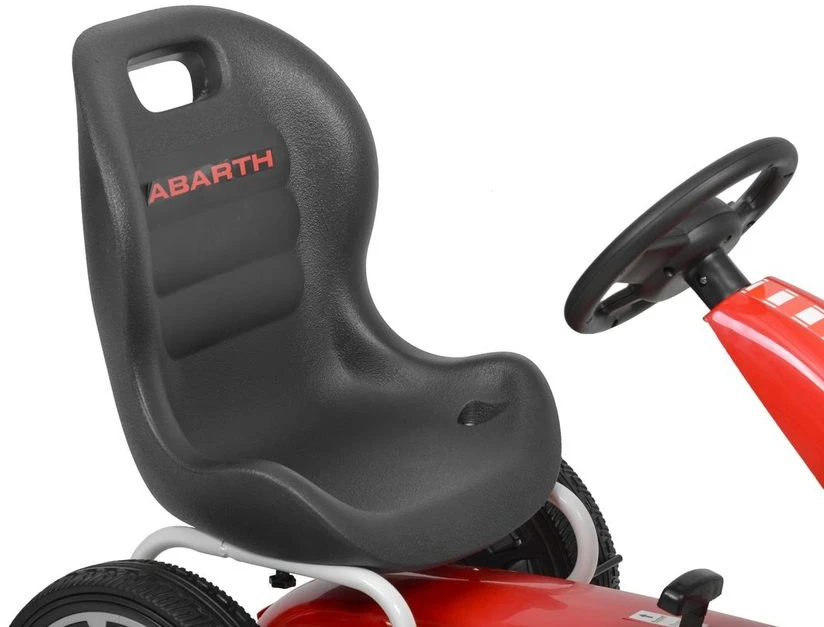 Vaikiškas pedalinis kartingas Abarth, Raudonas