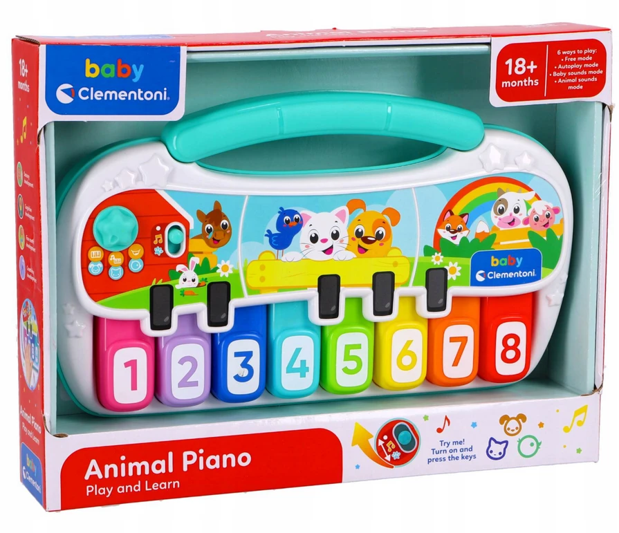 Clementoni Pianinas spalvotas