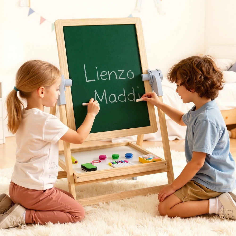 VEVOR Dvipusis vaikų piešimo molbertas