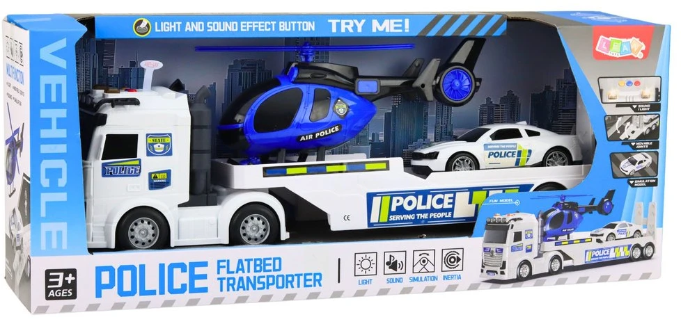 Lean Toys Policijos rinkinys 3 vnt.