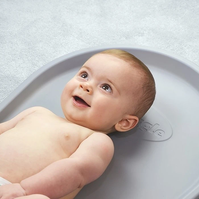Vaikiškas putplasčio vystymo kilimėlis Shnuggle Squishy, pilkas