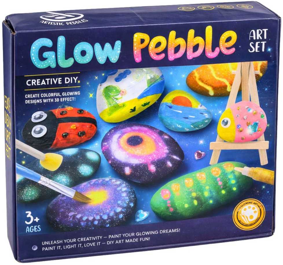 Lean Toys Akmenų dažymo rinkinys 10 vnt.