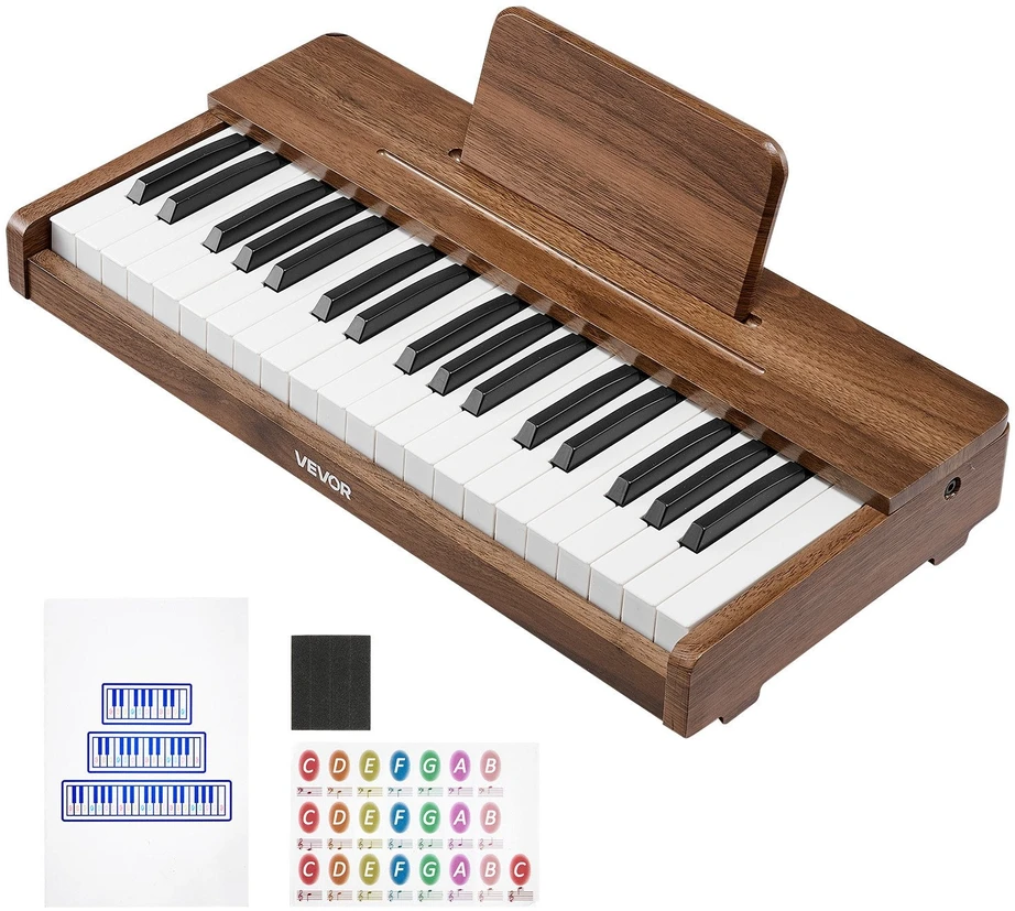Vevor Medinis skaitmeninis pianinas vaikams, 37 klavišai