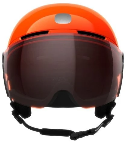 Vaikiškas slidinėjimo šalmas POC POCito Obex Visor, oranžinis