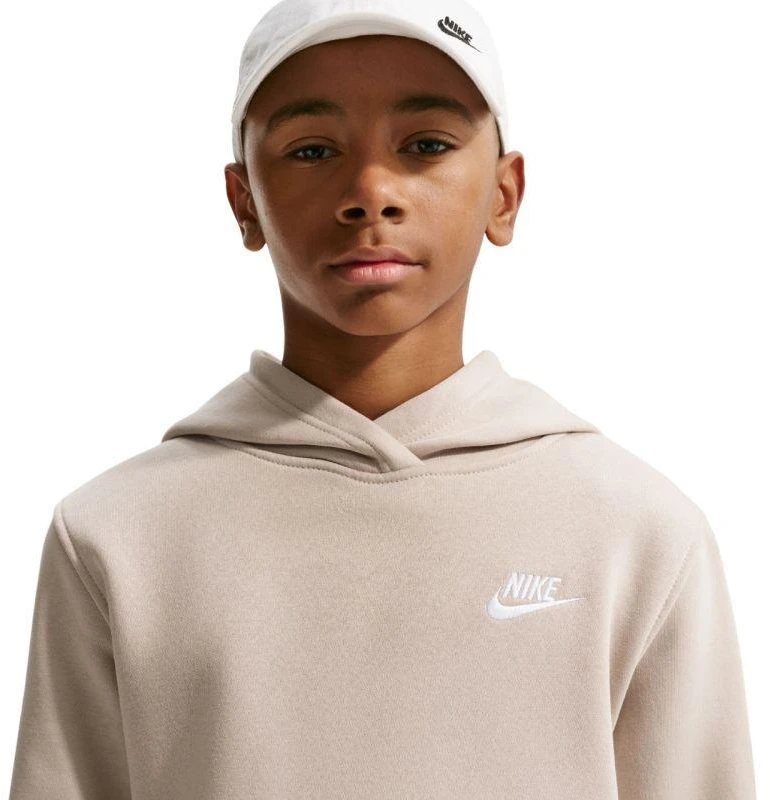 Vaikiškas smėlio spalvos džemperis Nike Sportswear Club Fleece FD3000 236