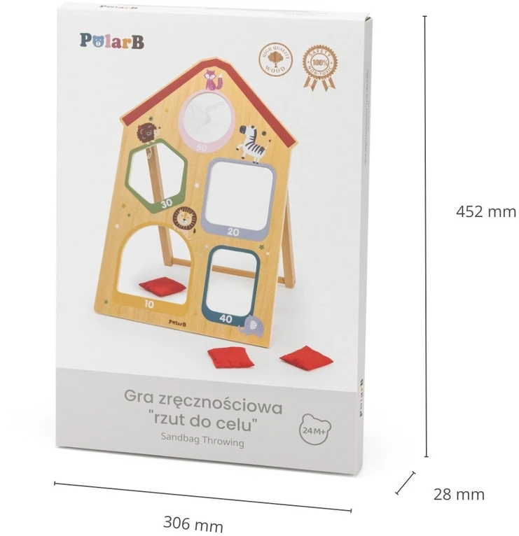 Vaikiškas taiklumo žaidimo rinkinys Viga PolarB, nuo 2 metų
