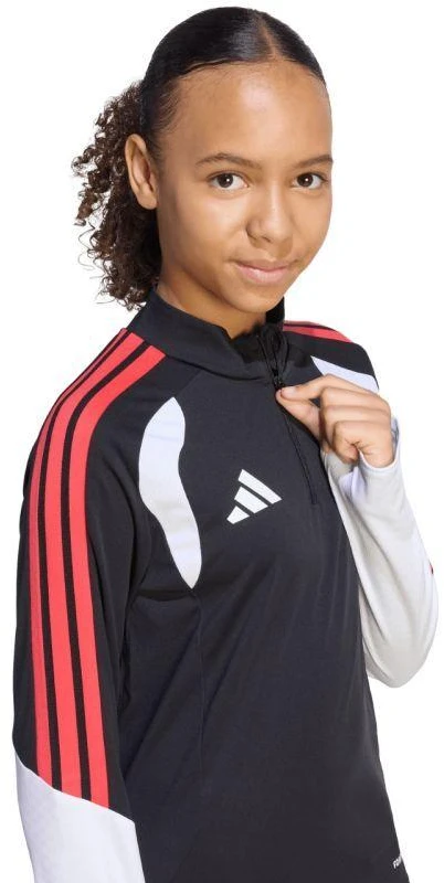 Vaikiškas treninginis džemperis adidas Tiro 26 Competition, juodos, baltos ir raudonos spalvos, KC3783