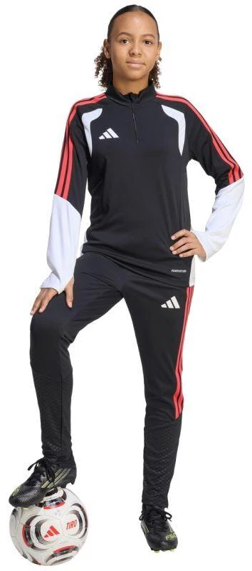 Vaikiškas treninginis džemperis adidas Tiro 26 Competition, juodos, baltos ir raudonos spalvos, KC3783