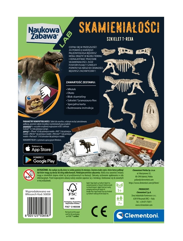 Clementoni Kasinėjimo rinkinys T-Rex