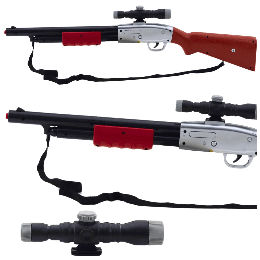Lean Toys Rifle Shotgun žaislinis šautuvas 65cm